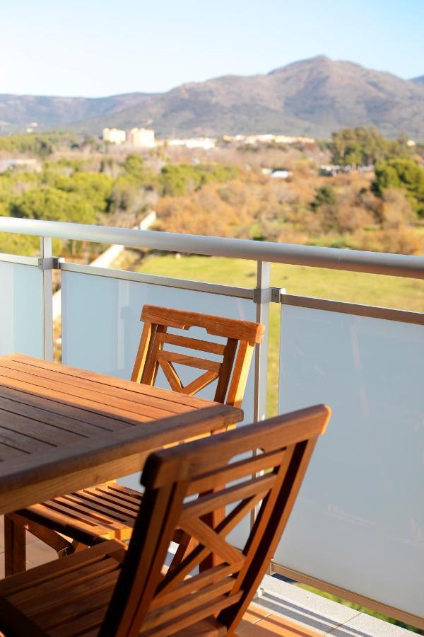 Magnifico Apartamento Cerca De La Playa Con Piscina - Rosas Exterior foto